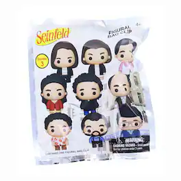Monogram - Seinfeld Series 3 3D Foam Bag Clip | 1 Random - White