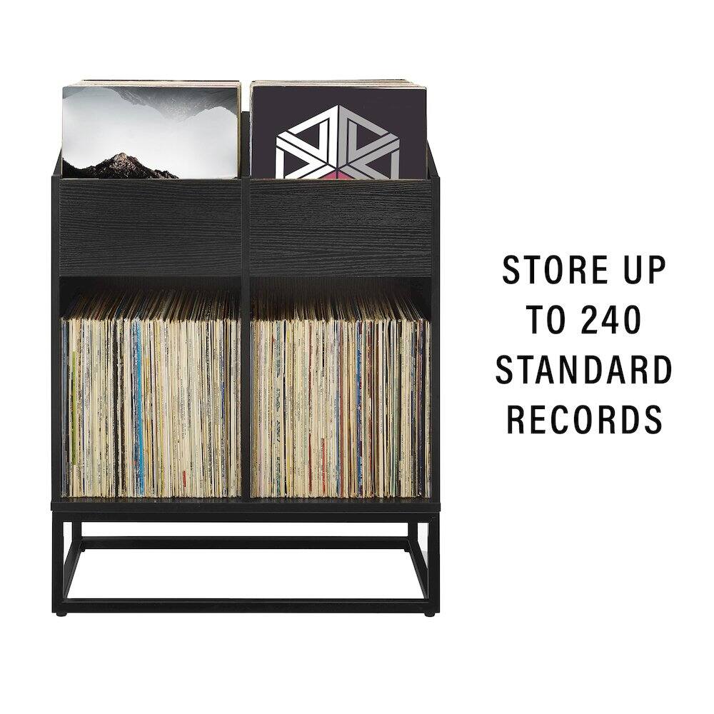 STORE UP TO 240 STANDARD RECORDS
