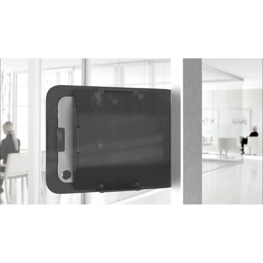 Alt View 8. Heckler Design - Heckler Design Wall Mount for iPad mini (6th Generation), Gang Box, Mounting Box, Power Adapter, Network Adapter - Black - Black Gray.