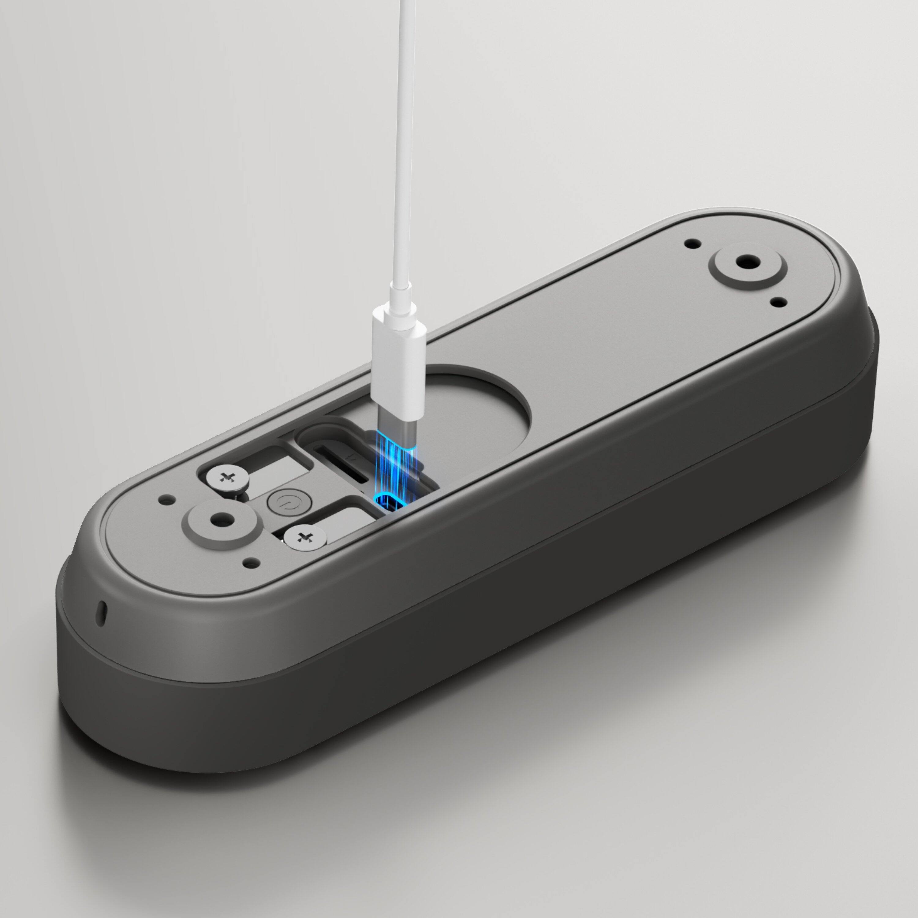 Alt View 10. Reolink - Reolink - Smart Wi-Fi Video Doorbell 2K 4MP Battery Operated Wireless with Plug-in Chime and 64GB SD Card - Black - Black.