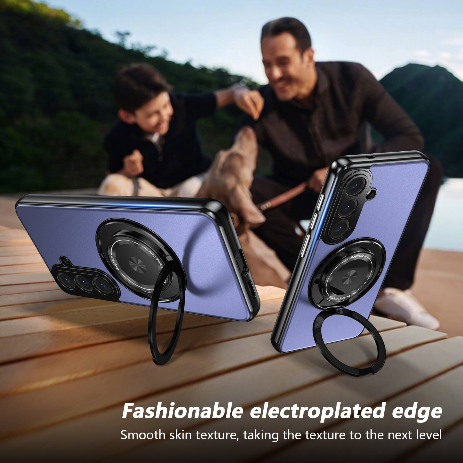 Fashionable electroplated edge  
Smooth skin texture, taking the texture to the next level