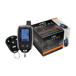 AVITAL - 7352L 2-Way 5-Button Replacement Remote ASK HHU - Black