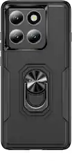 Front. SaharaCase - Raider Series Heavy Duty Case for Motorola Edge (2025) - Scorpion Black.