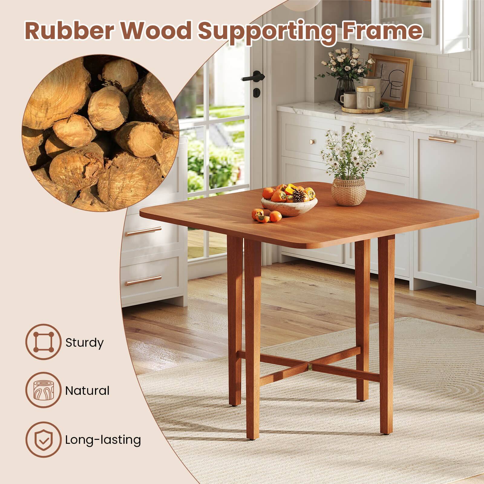 Rubber Wood Supporting Frame

- Sturdy
- Natural
- Long-lasting