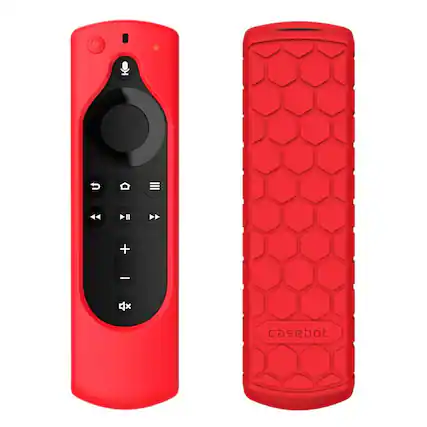 Front. Kitcheniva - Anti Slip Silicone Remote Case For All New Fire TV Stick 2020 (3rd Gen) Red - Red.