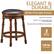 ELEGANT & DURABLE RETRO STYLE BAR STOOLS Super Easy Assembly Cater to Your Guest with Great Comfortableness Matches Well with Different Home Dcor 2 PCS 150 lbs Load Capacity