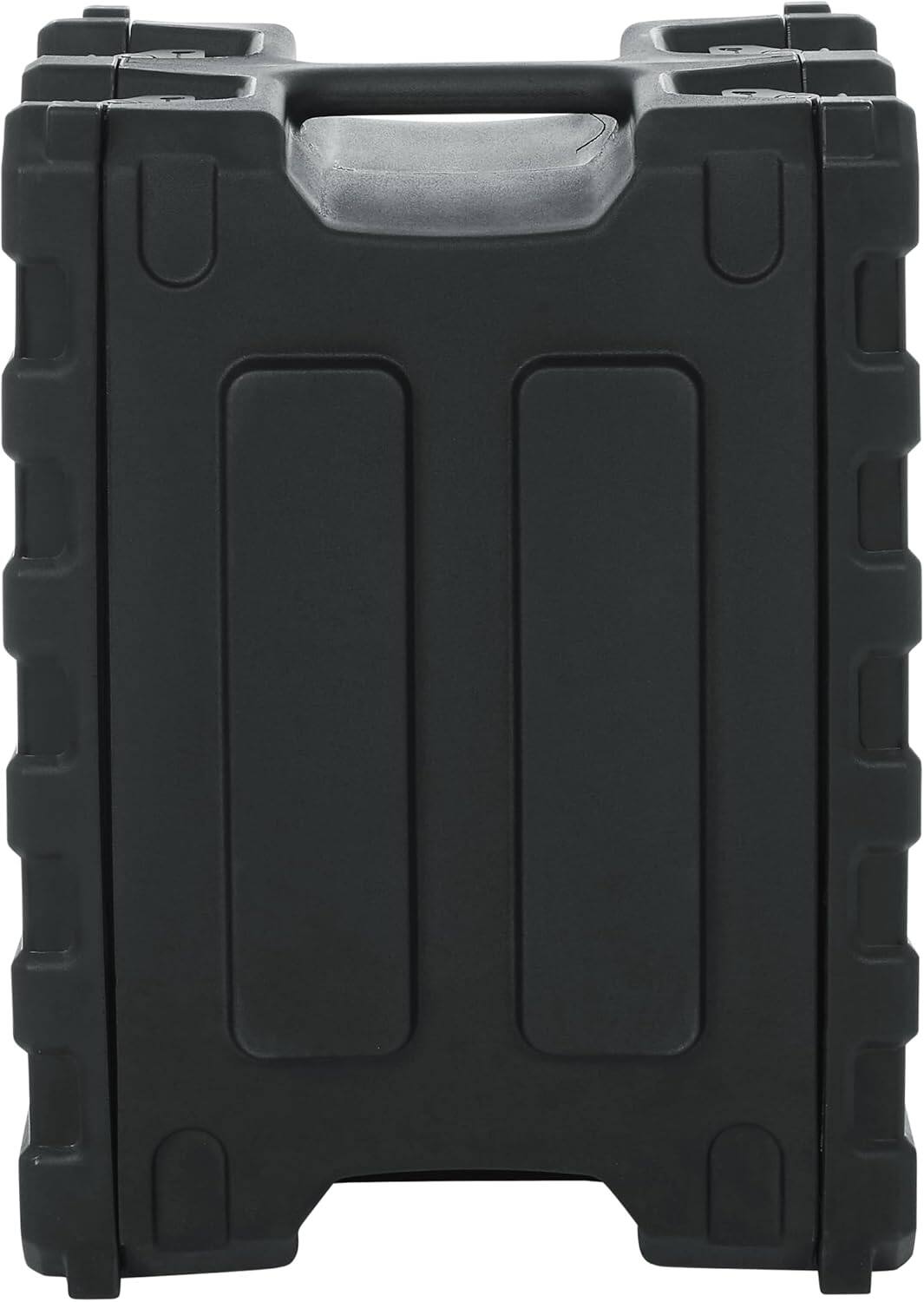 Left. Gator - 6U Shallow Rotationally Molded Rack Case with 13-Inch Depth and Dual Threaded Rails.