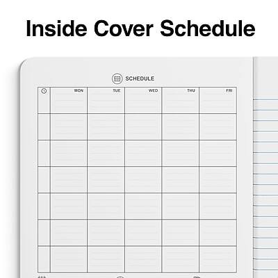 Inside Cover Schedule

SCHEDULE

MON TUE WED THU FRI
