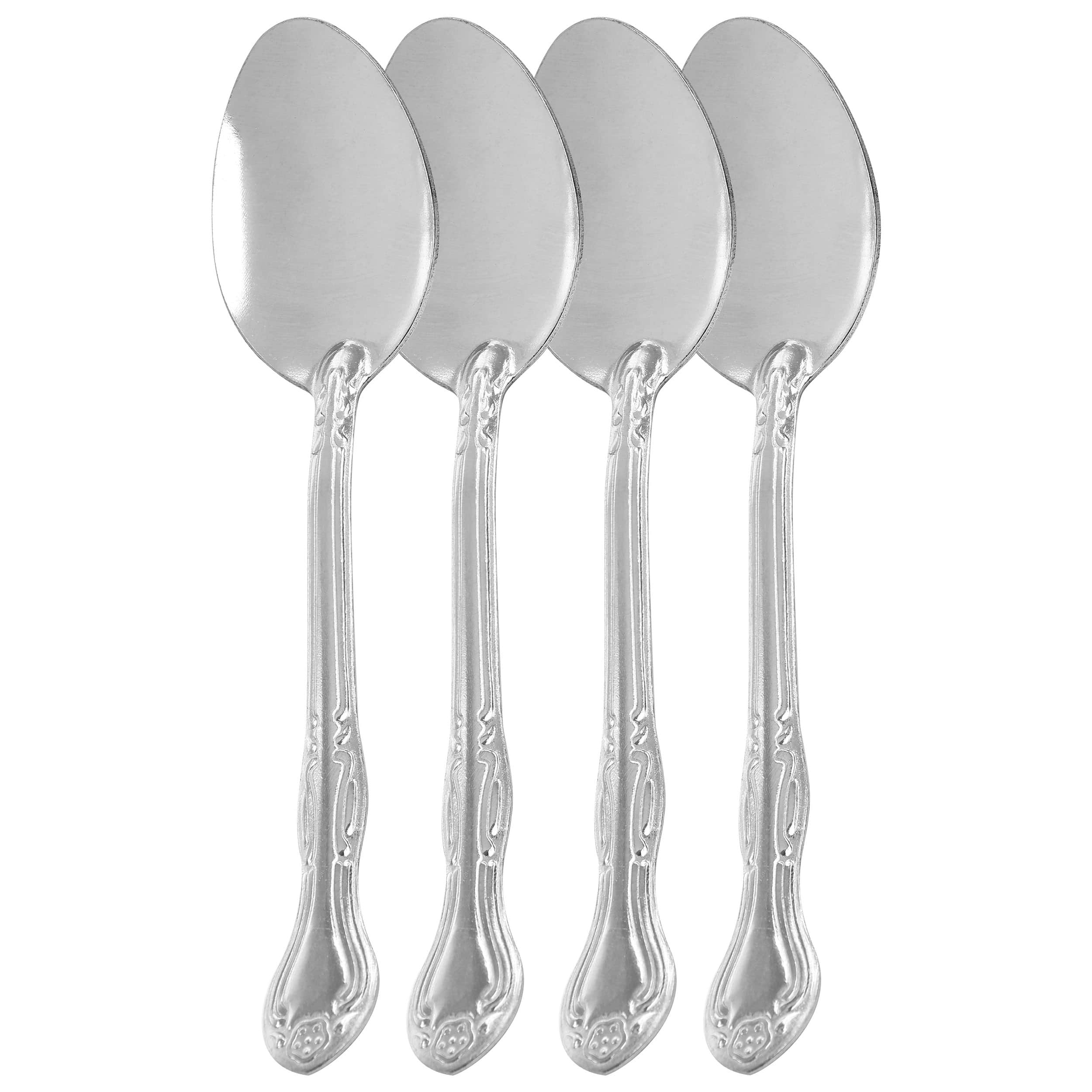 Gibson - Home Abbie 4 Piece Stainless Steel Dinner Spoon Set - Silver price history on PriceWatchPro