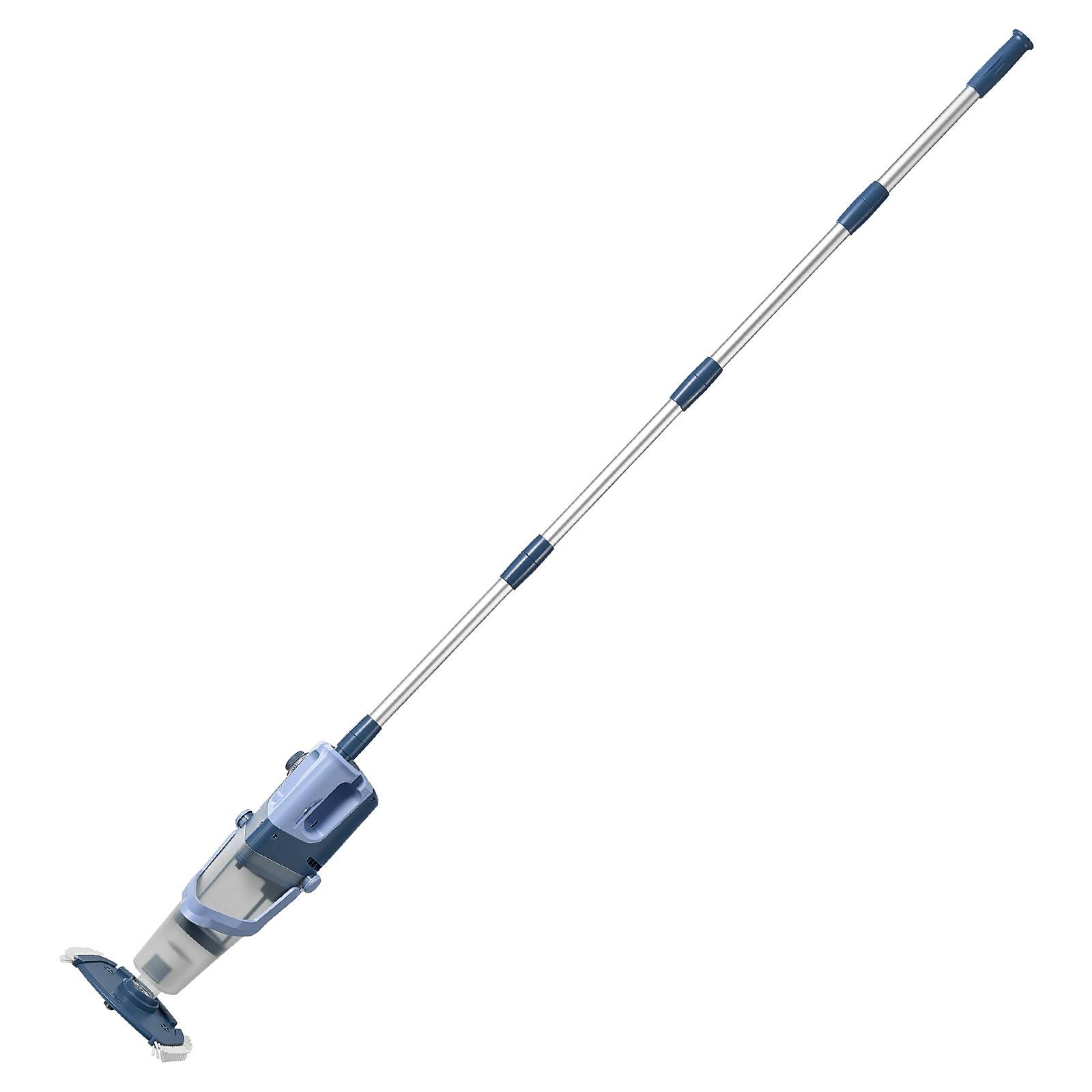 Alt View 5. VEVOR - Handheld Pool Vacuum, 26 GPM Cordless Spa Hot Tub Vacuum with Extension Pole, 60 Mins Running Time, Powerful Suction - Blue;White.
