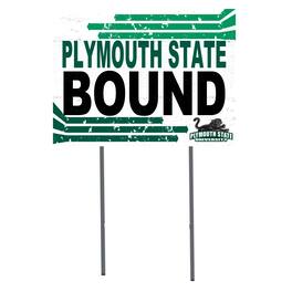 Jardine - Plymouth State Panthers 18" x 24" Bound Yard Sign - White