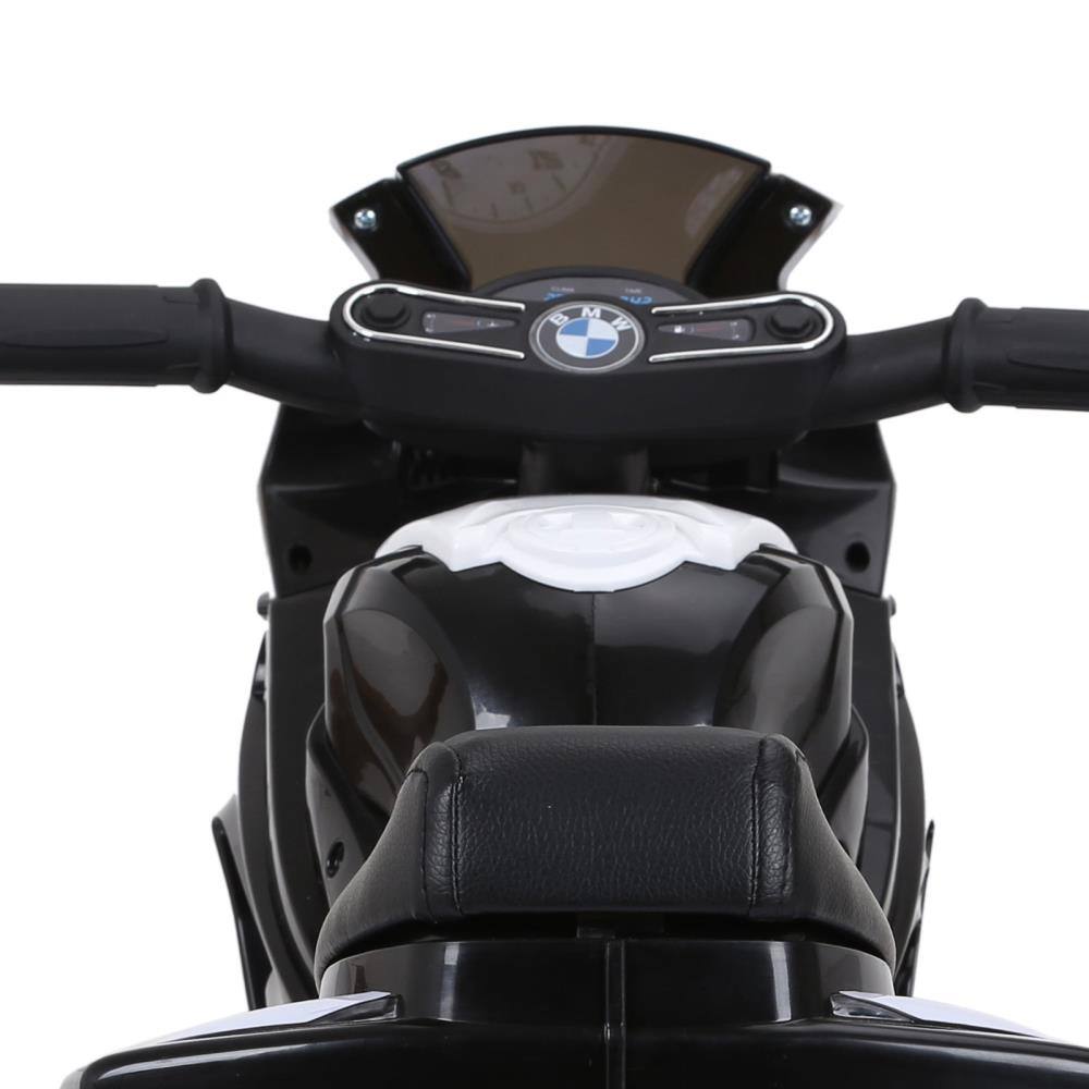 Back. BreeBe - 6V Licensed BMW Kids Motorcycle, 3-Wheel Electric Ride On with Headlight & Music, Perfect Gift for Boys & Girls - Black.