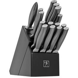 Henckels - Graphite 17-pc Knife Block Set - Stainless Steel