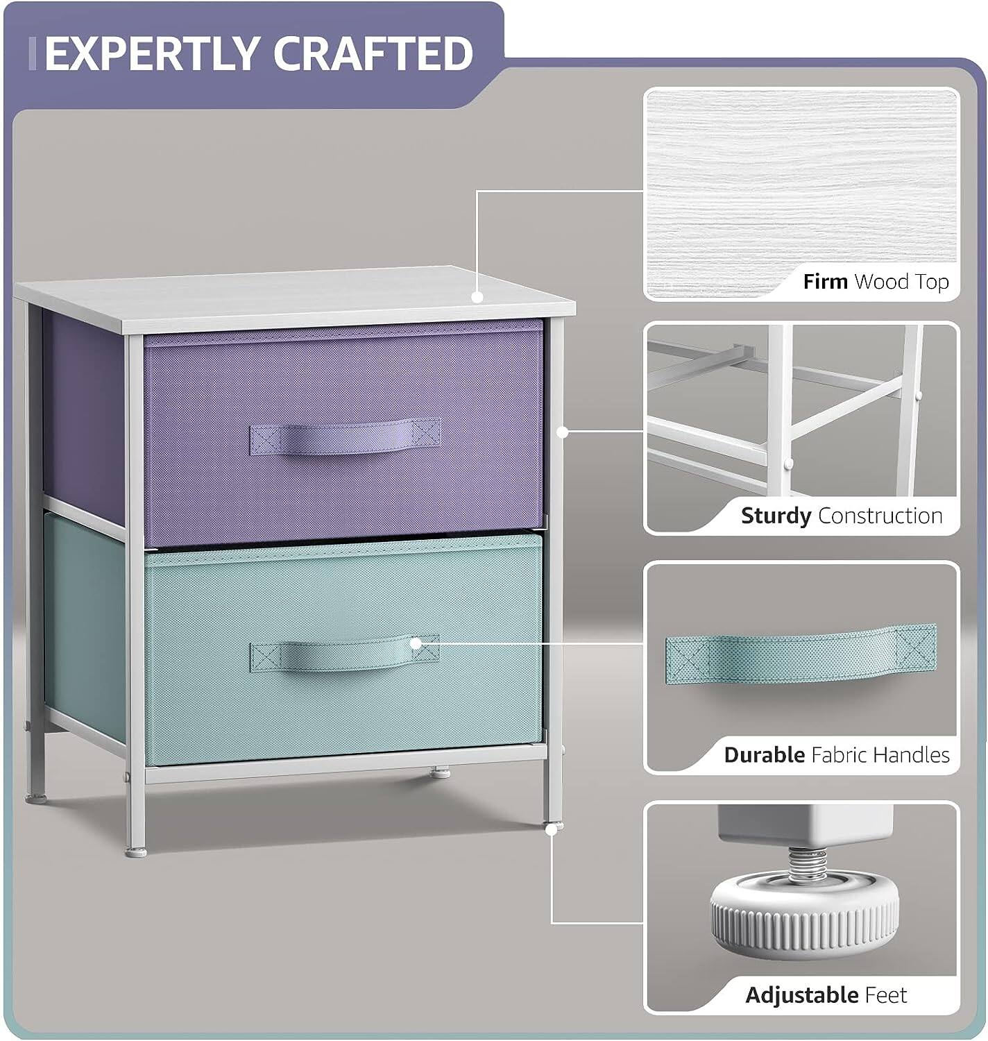 EXPERTLY CRAFTED

- Firm Wood Top
- Sturdy Construction
- Durable Fabric Handles
- Adjustable Feet