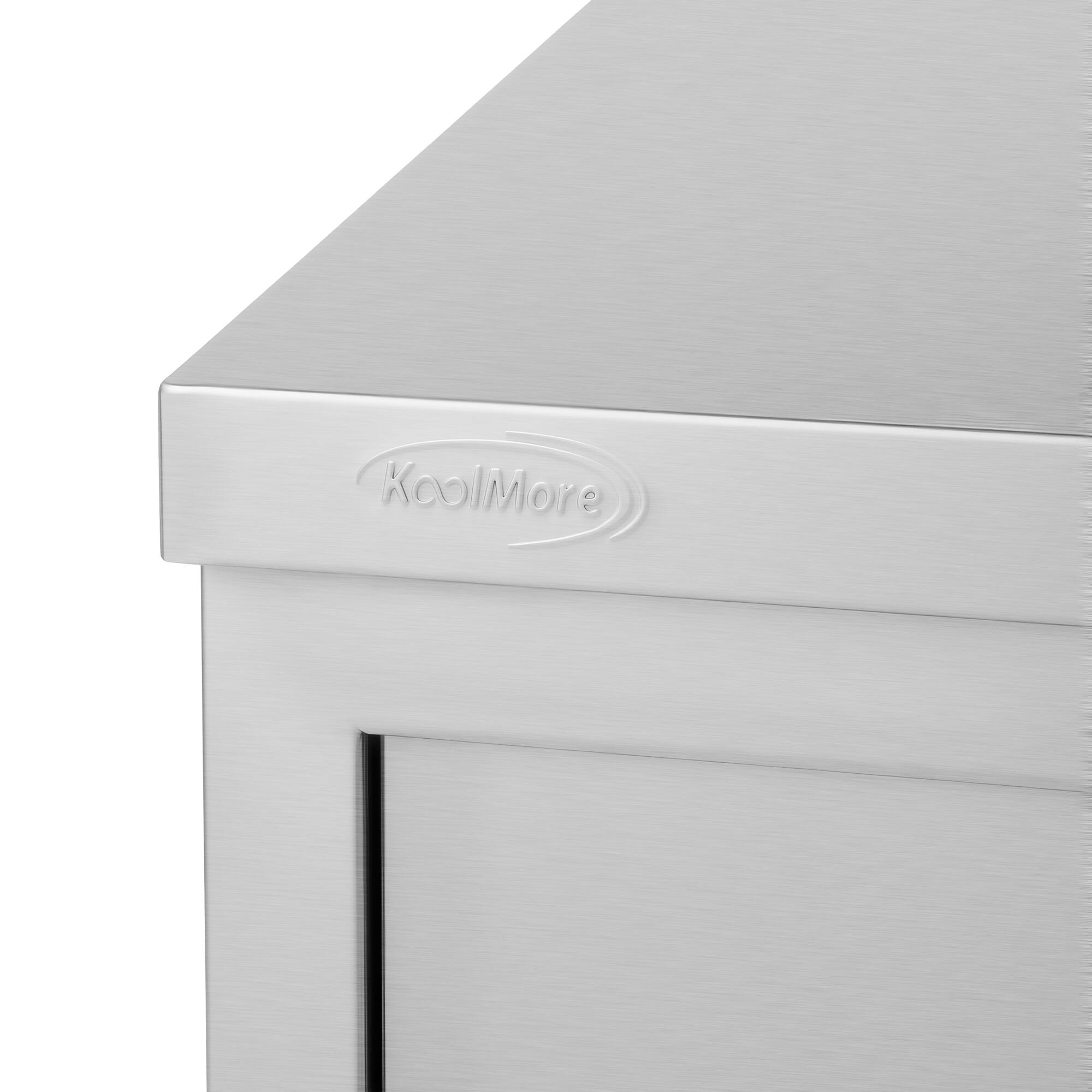 Alt View 8. Koolmore - 24 Inch Stainless Steel Commercial Wall Cabinet with Sliding Doors 15 x 24 NSF - Stainless-Steel.
