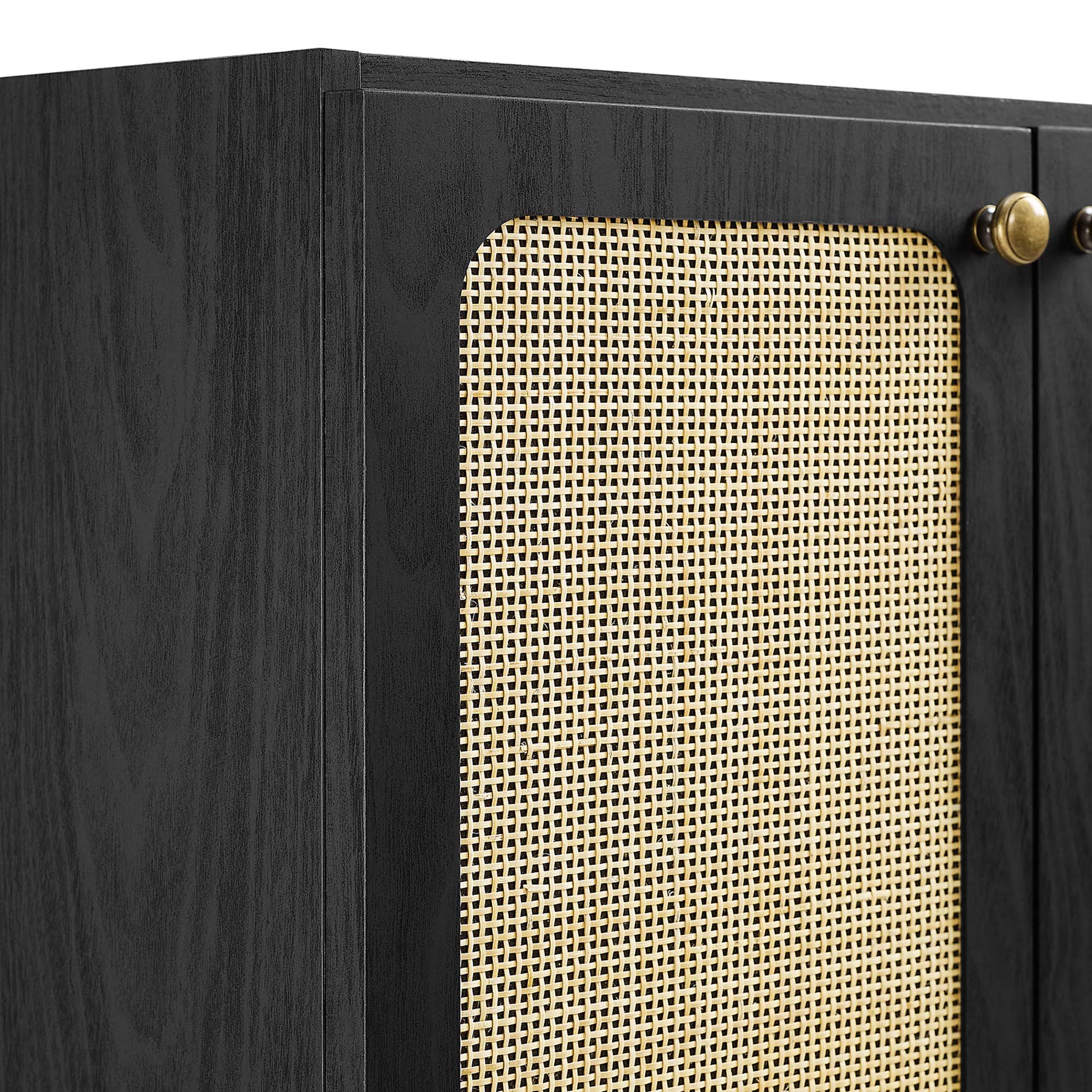 Alt View 6. Modway - Chaucer Bathroom Cabinet Basin Not Included by Modway - Black.
