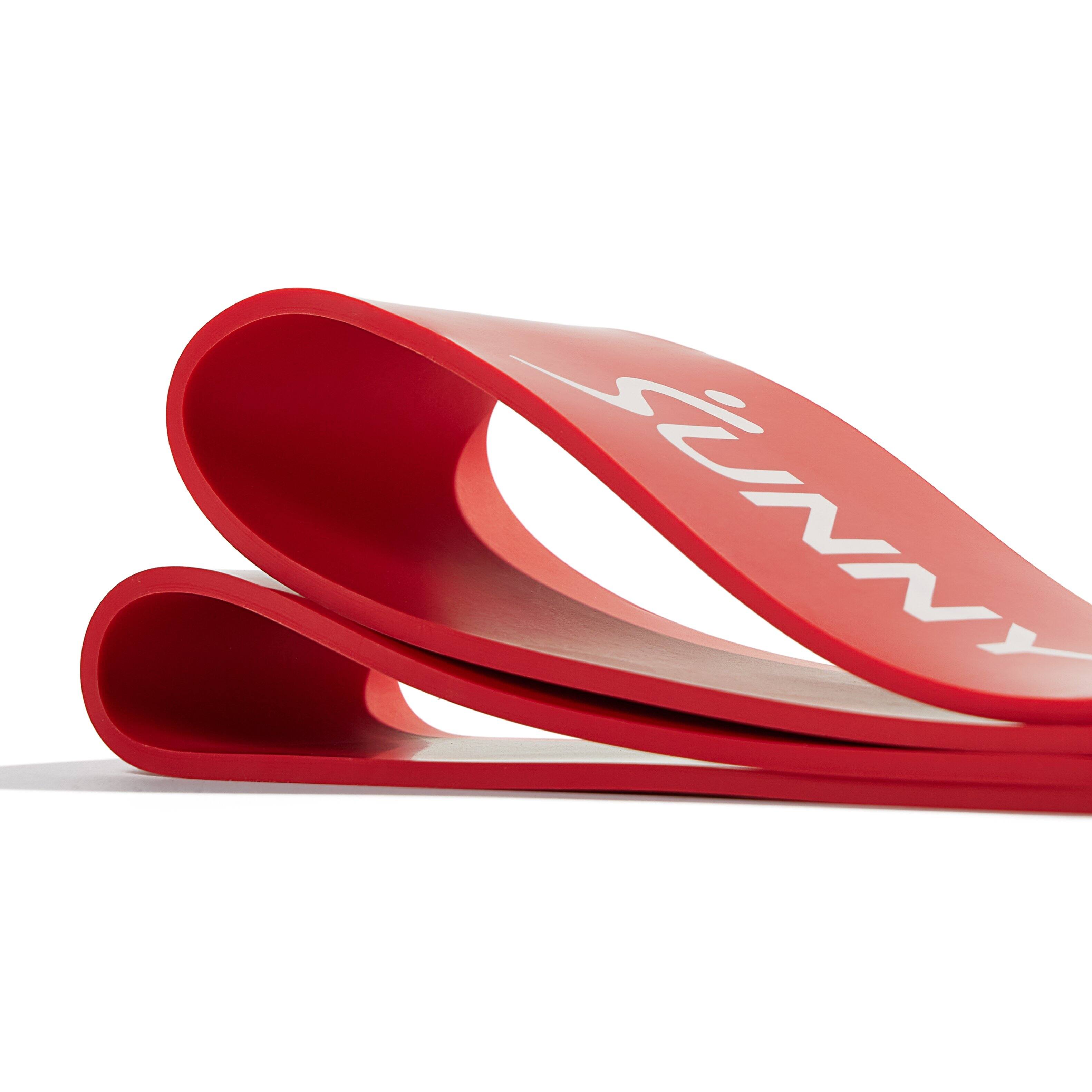 Back. Sunny Health & Fitness - Strength Training Resistance Band - 160 lbs - Red.