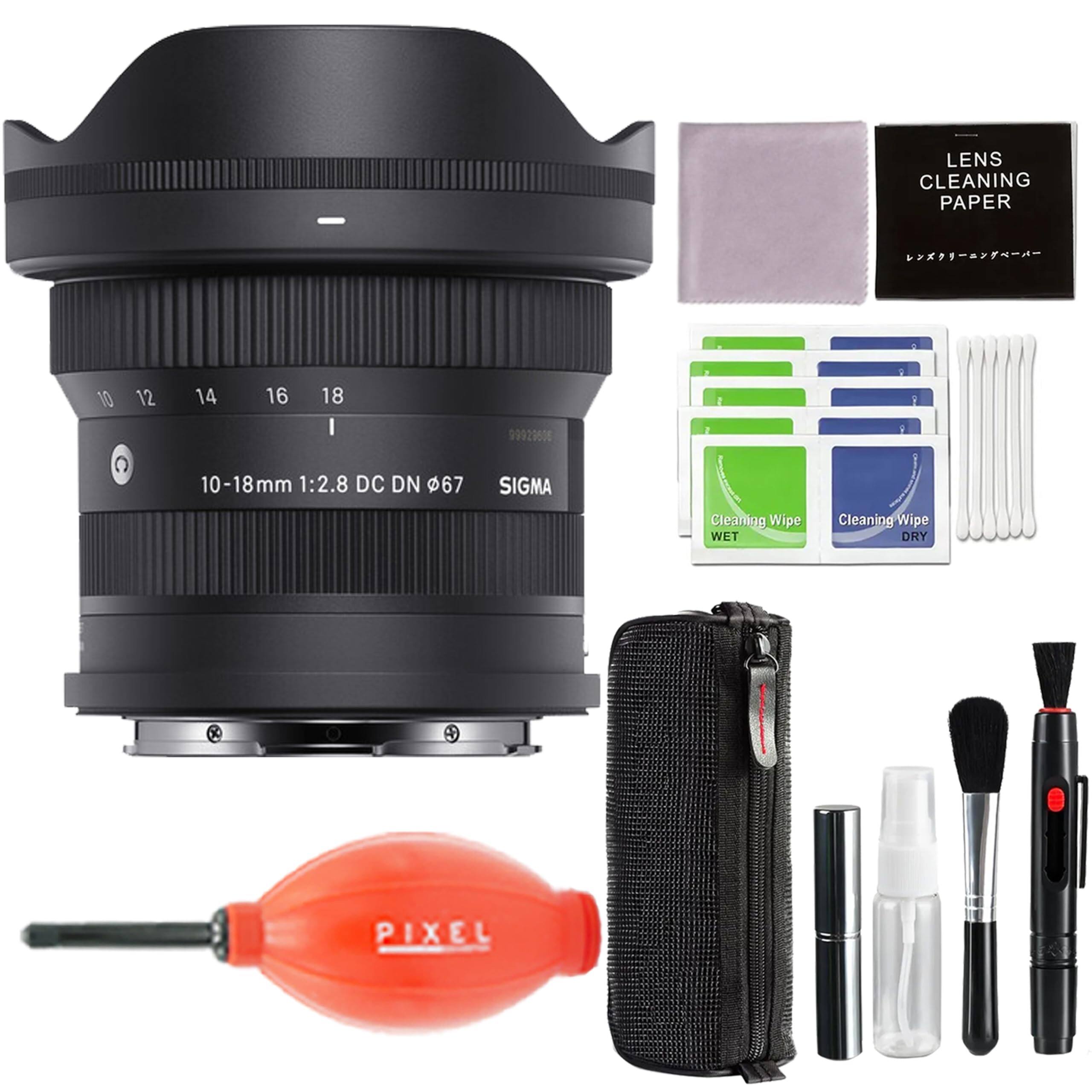 LENS CLEANING PAPER  
10 12 14 16 18  
99201  
10-18mm 1:2.8 DC DN 67  
SIGMA  
Cleaning Wipe WET  
Cleaning Wipe DRY  
PIXEL