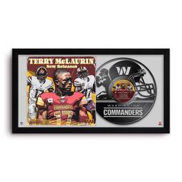 Sporticulture - Terry McLaurin Washington Commanders 14" x 26" Framed Art Vinyl Album Print - Black