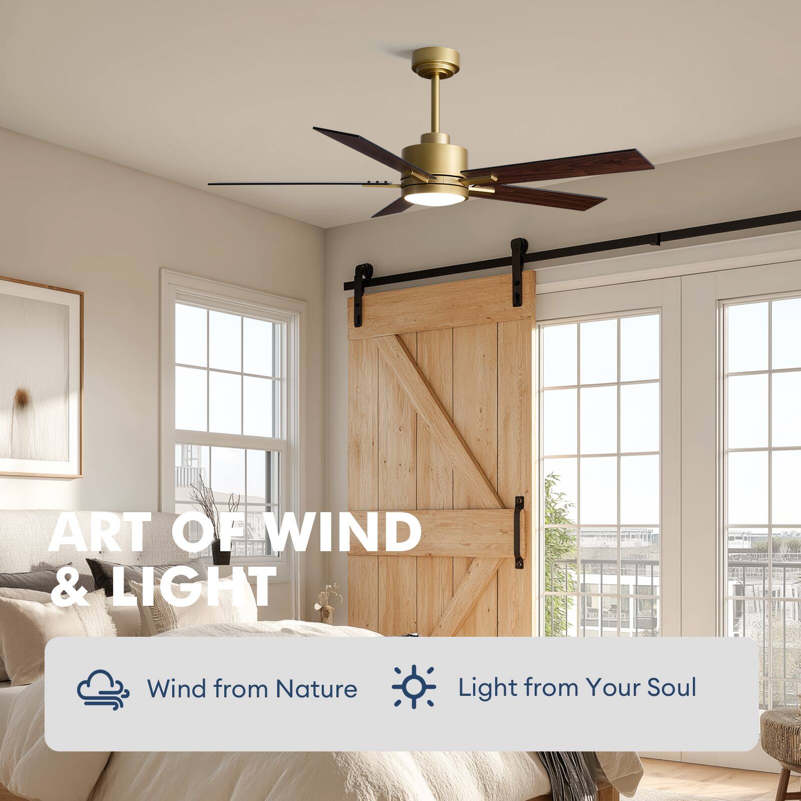 ART OF WIND & LIGHT  
Wind from Nature  
Light from Your Soul