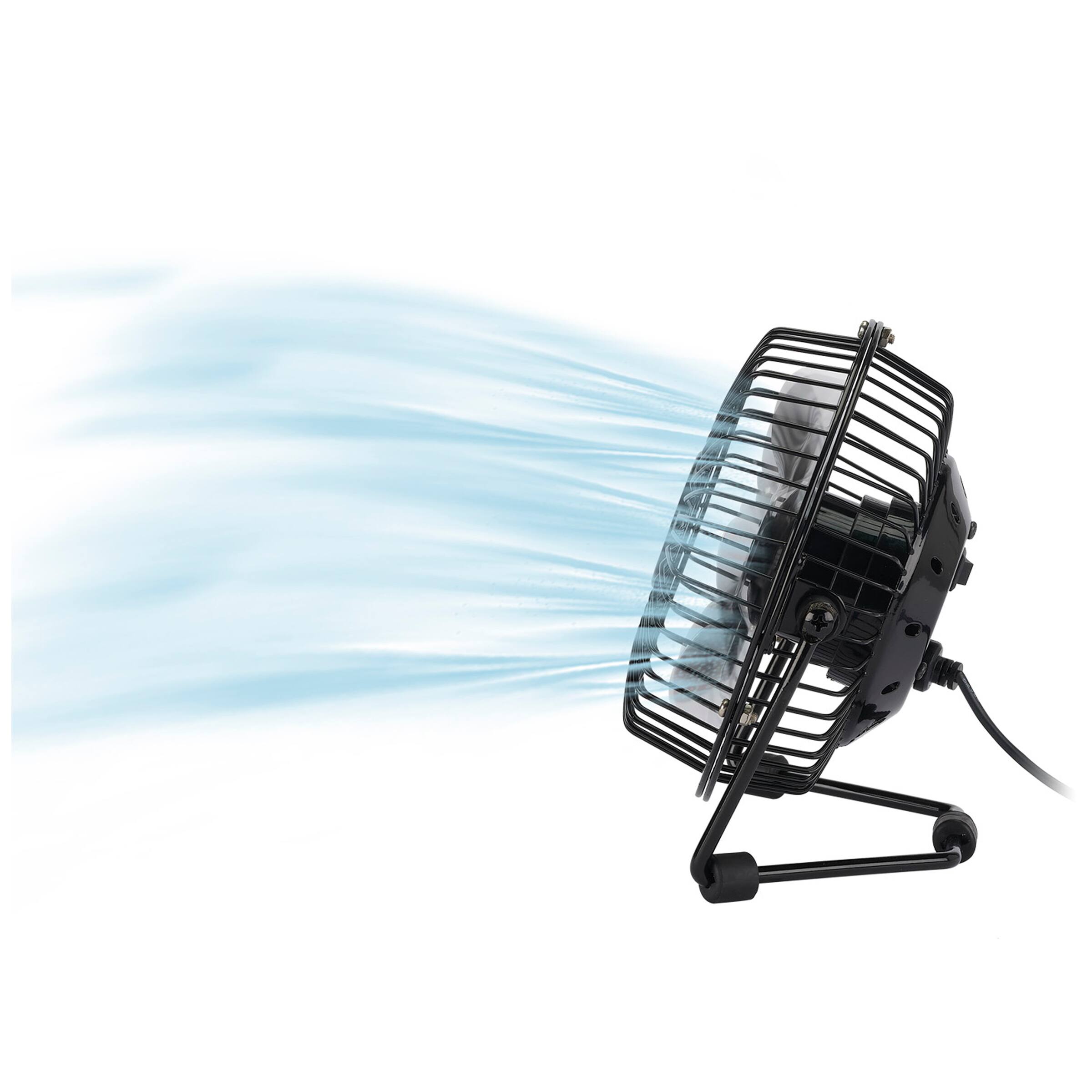 Alt View 4. GPX - GPX USB Powered Desk Fan, Black.