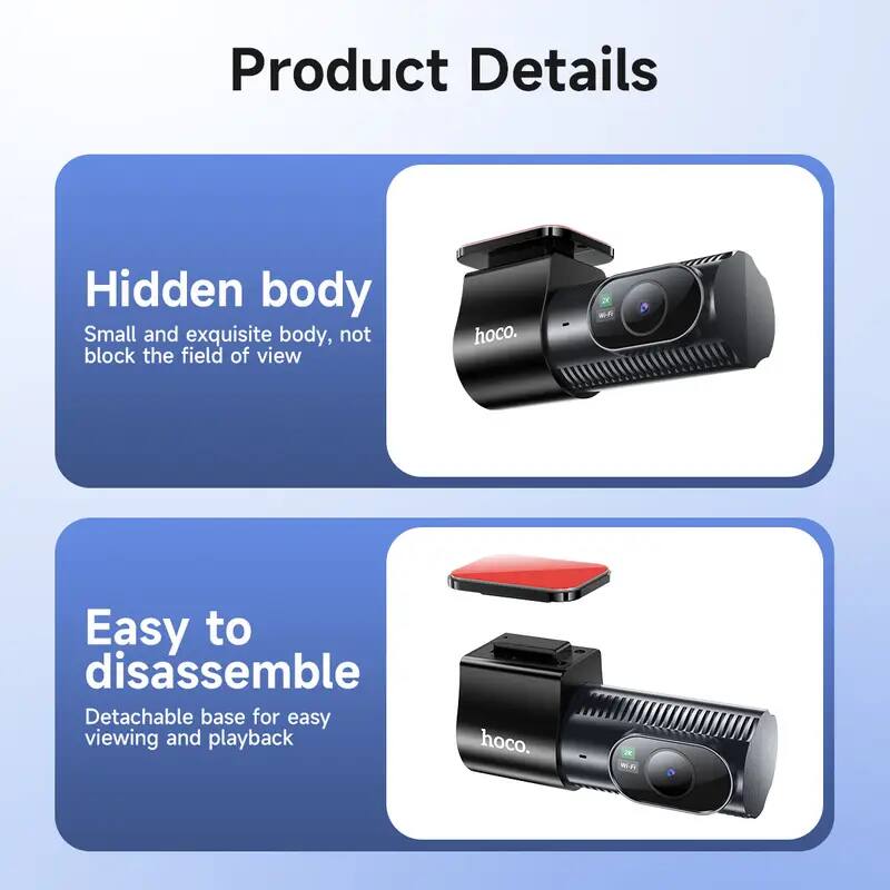 Product Details

Hidden body  
Small and exquisite body, not block the field of view

Easy to disassemble  
Detachable base for easy viewing and playback