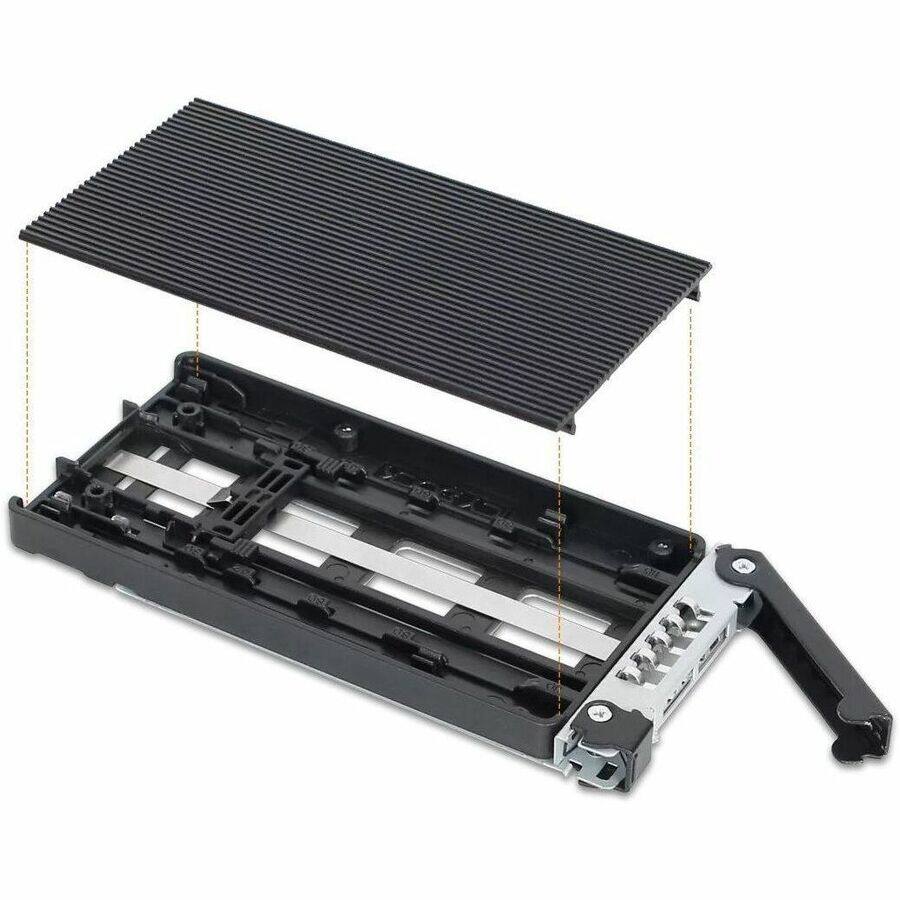 Alt View 2. Icy Dock - Icy Dock ToughArmor MB834TP-B Drive Bay Adapter PCI Express NVMe - 1 x SSD Supported - Metal.