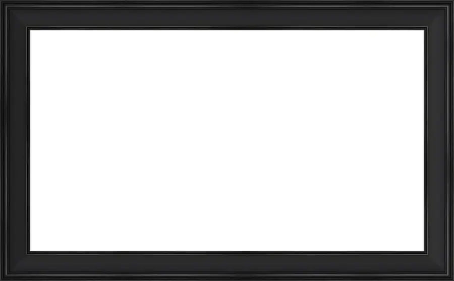 Alt View 15. Deco TV Frames - Premiere Bezel for Samsung the Frame TV - 65" - Black.