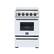 Front. Forno Appliances - Loiano 2.3 Cu. Ft. Freestanding Electric Range with Storage Drawer - White.