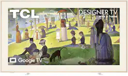 TCL - 65" Class A300L Designer Series 4K QLED TV with Ultra Matte Screen and Flush Wall Mount (2026)