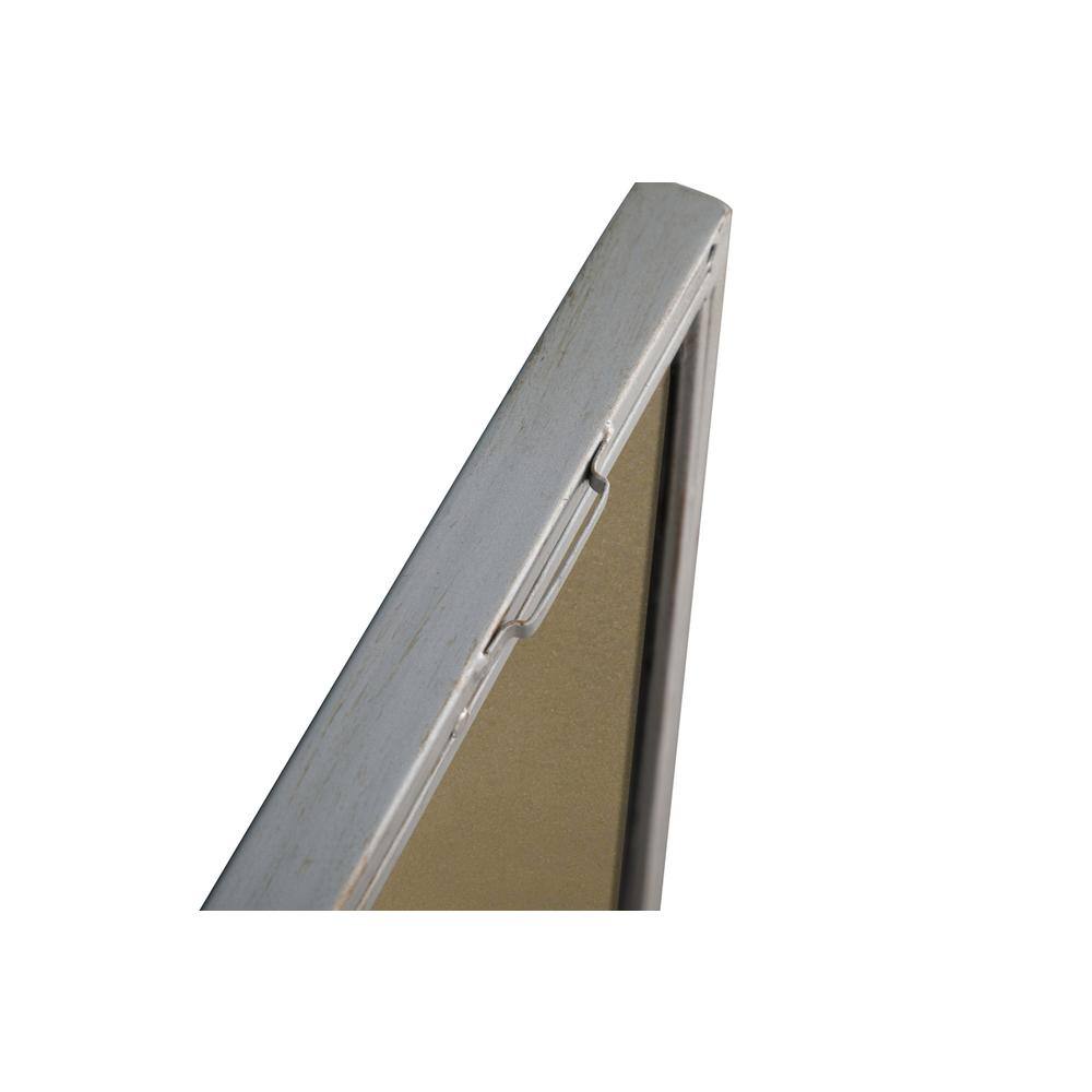 Alt View 1. Elegant Decor - Metal frame Rectangle Mirror 30 inch Silver - Silver.
