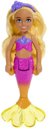 Front. Mattel - Barbie Fairytale Mermaid Chelsea Doll, Blond Hair - COLLECTIBLES - Multicolor.