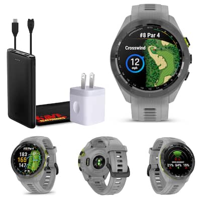 Bundle Garmin Approach S70 42MM Fitness Tracker Watch GPS Golf Bundle Garmin Approach S70 42MM Fitness Tracker Watch GPS Golf