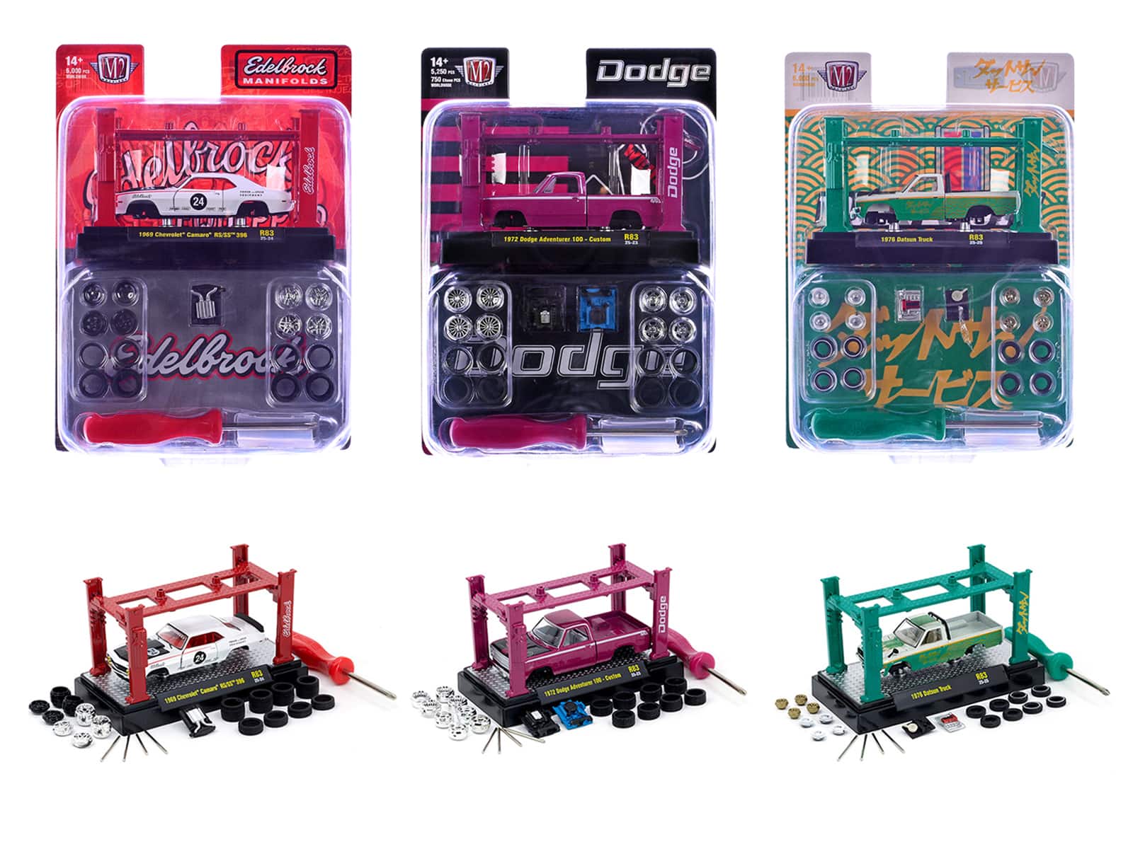 Model Kit 3 piece Car Set Release #83 Limited Edition to 6000 pieces Worldwide 1/64 Diecast Model Car by M2 Machines price history on PriceWatchPro