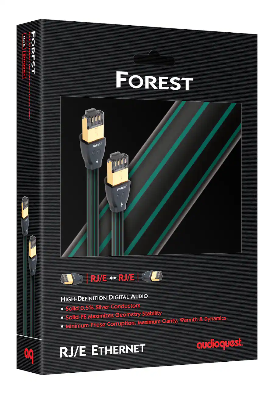 Audioquest Rj45 AudioQuest Forest RJ/E 4.9' Digital Ethernet Cable with RJ45 to RJ45 ...