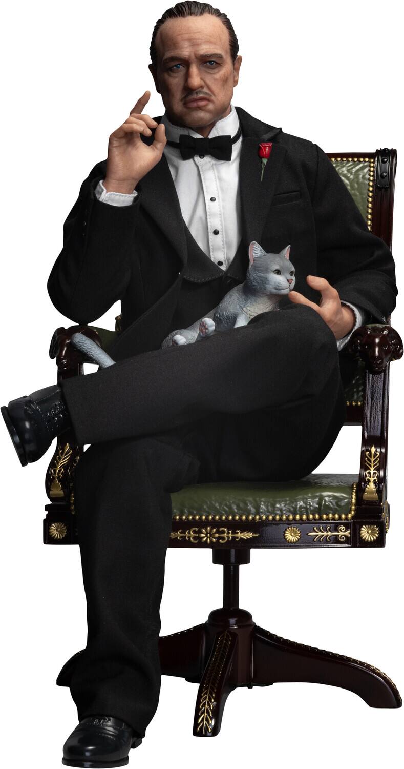 Alt View 4. Beast - Beast Kingdom - The Godfather - Master Craft - Vito Corleone Statue   - COLLECTIBLES - Multicolor.