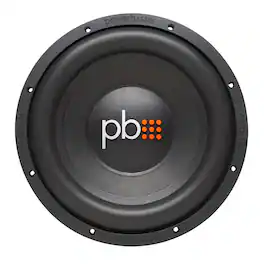 Powerbass - S-1204 - 12" Single 4-Ohm Subwoofer - Black/Gray
