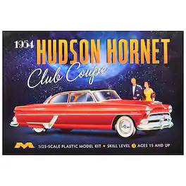 Colorful Moebius Moebius Models Skill 3 Model Kit 1954 Hudson Hornet Coupe 1/25 Scale ...