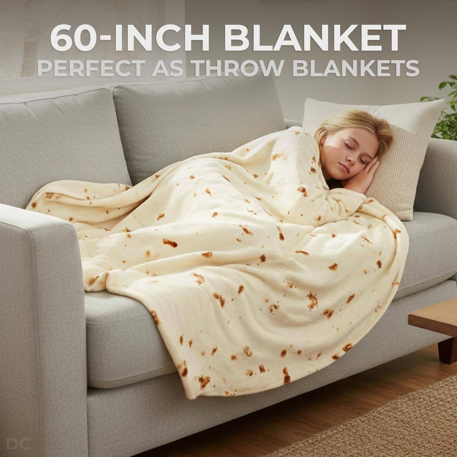 60-INCH BLANKET  
PERFECT AS THROW BLANKETS
