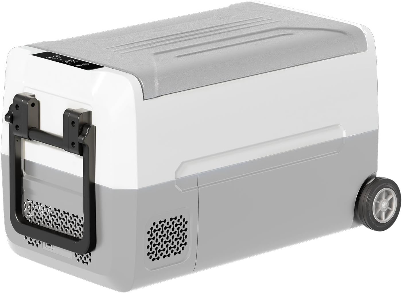 Alt View 1. Circus Cirle - 38QT(35L) Portable Car Refrigerator - Grey.