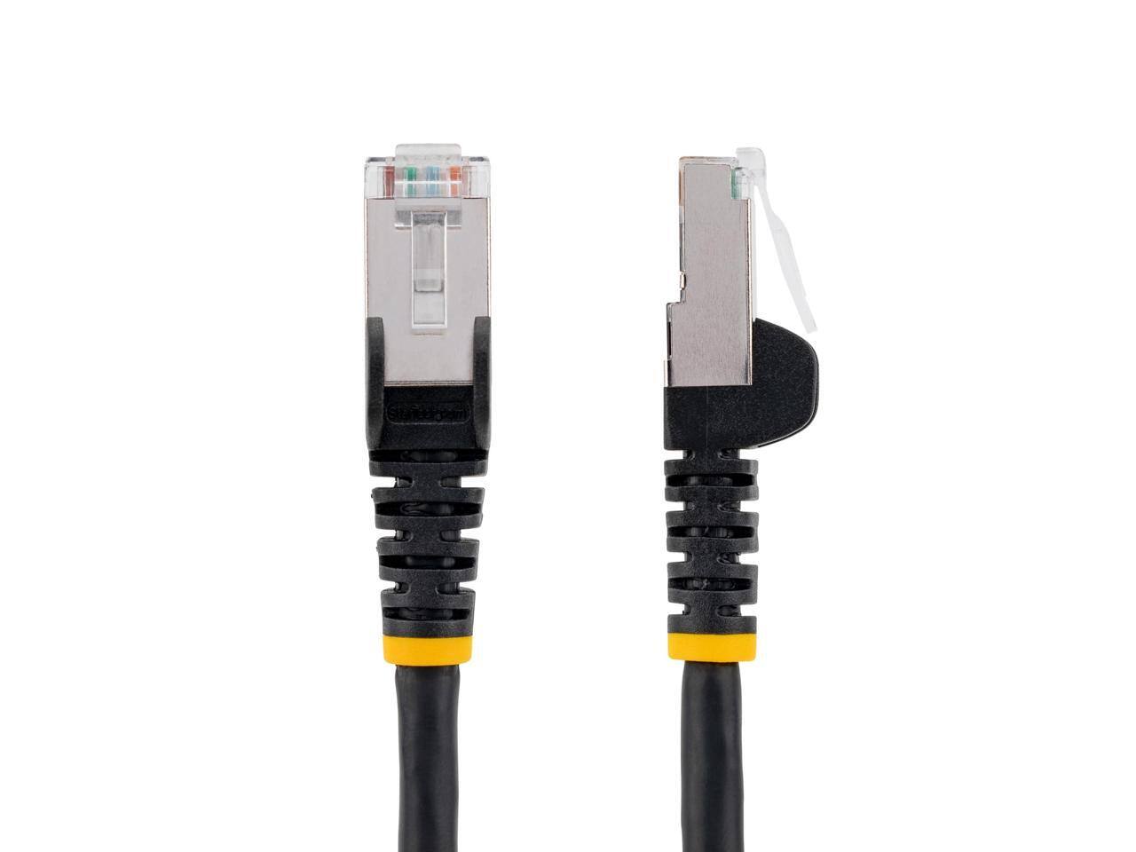 Alt View 3. StarTech.com - StarTech 100ft CAT6a Ethernet Cable, 10GbE, 100W PoE++, Shielded, LSZH, 27AWG, 500MHz, Snagless RJ45 Patch Cord.