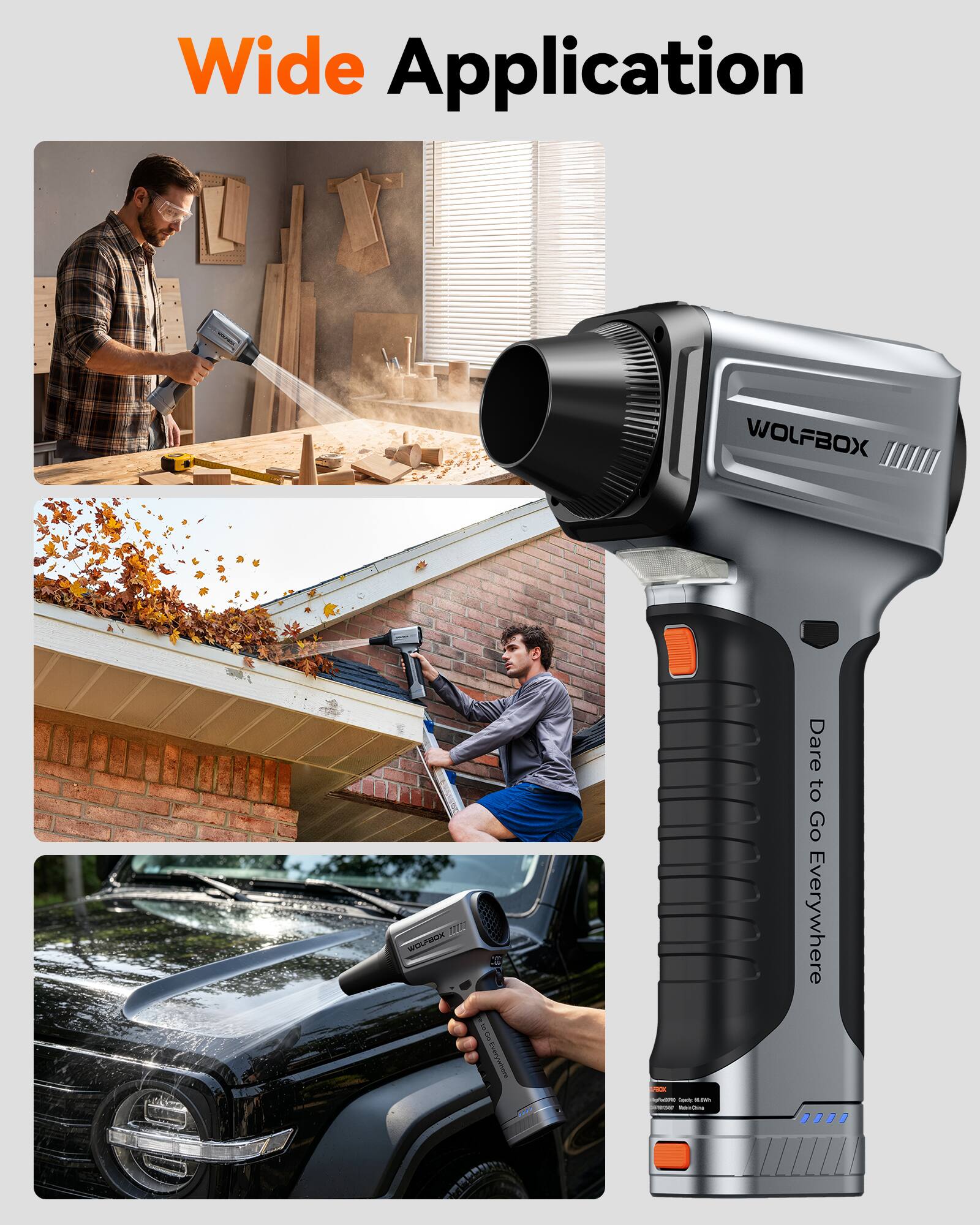 Wide Application

WOLFBOX

11323 WOLFBOX

They Everywhere

Collections, Capabilities - 

Dare to Go Everywhere ....