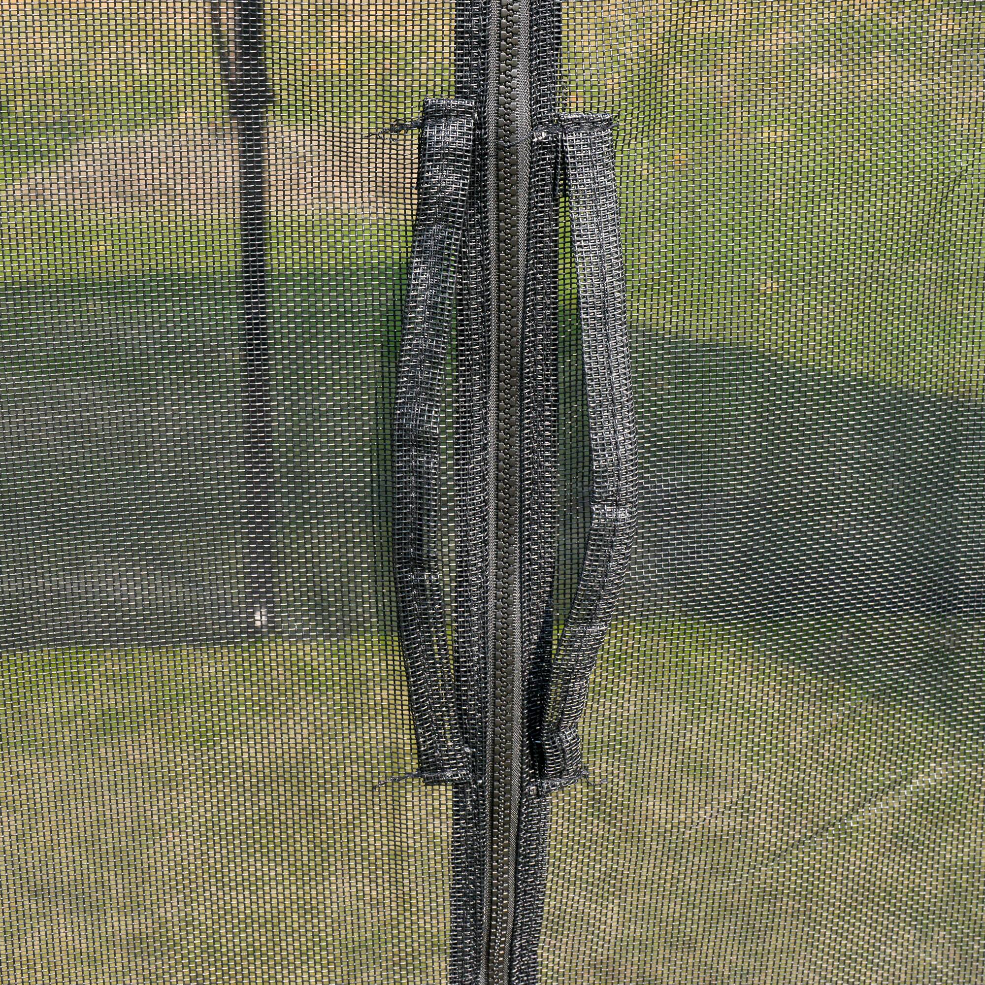 Alt View 8. Outsunny - 10' x 10' Hardtop Gazebo Canopy with Polycarbonate Roof, Aluminum Frame, Permanent Pavilion Outdoor Gazebo - Dark Grey/Charcoal grey.