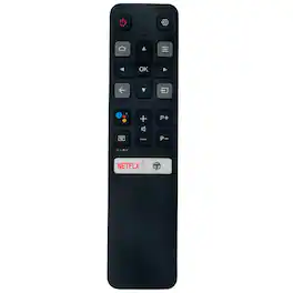 VINABTY - New XRC802V-FUR6 Replaced Voice Remote Control Fits for TCL TV 32S65A 40S6500 40S6500FS 50P8M - Black