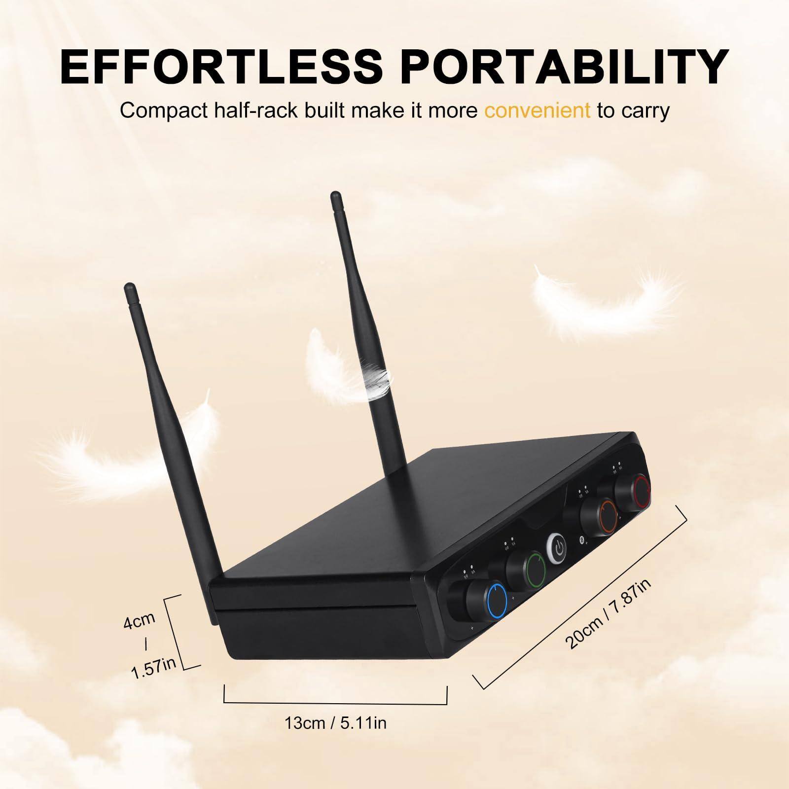 EFFORTLESS PORTABILITY  
Compact half-rack built make it more convenient to carry  

4cm / 1.57in  
13cm / 5.11in  
20cm / 7.87in