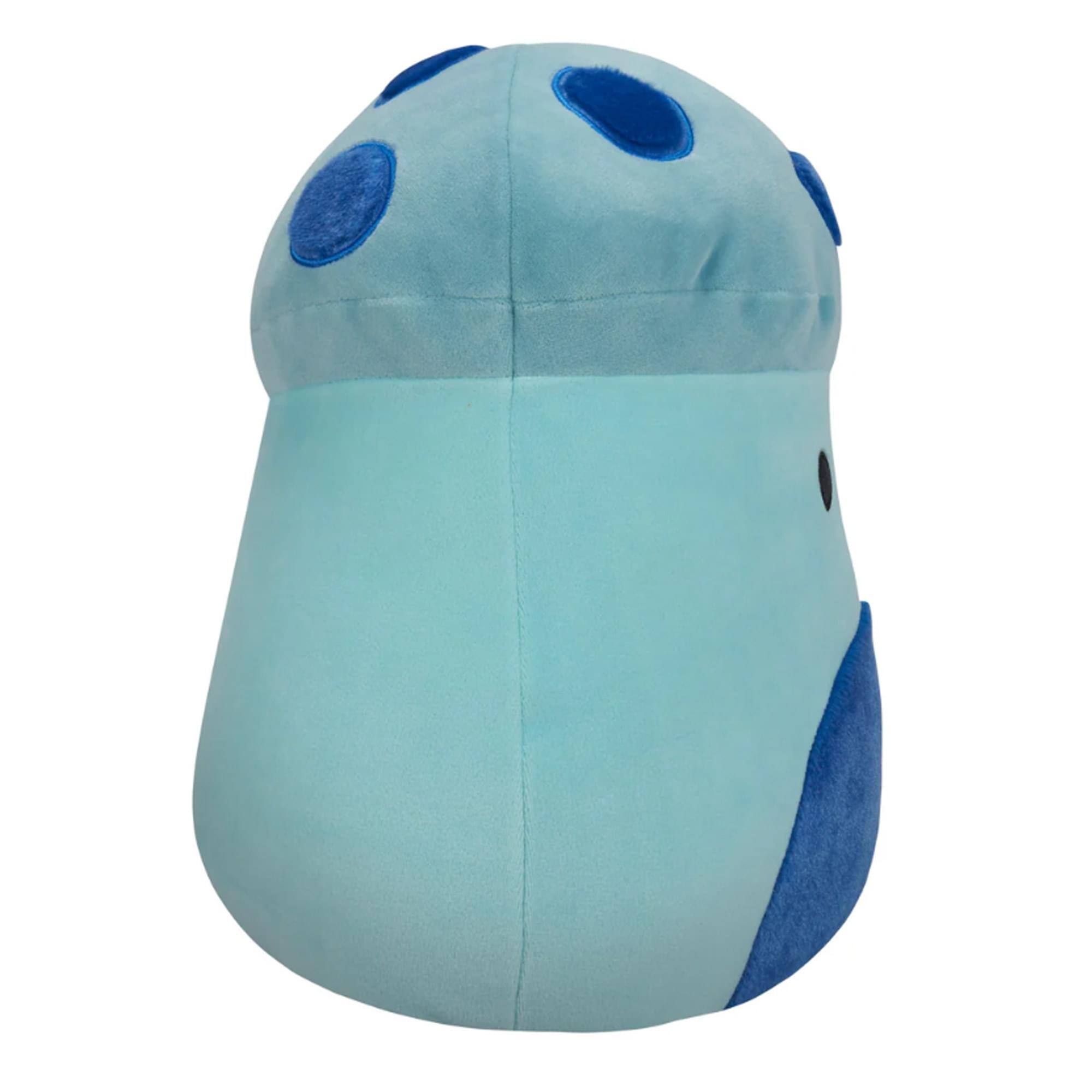 Alt View 1. Kellytoy - Squishmallow 12 Inch Plush | Ankur the Teal Mushroom - Blue.