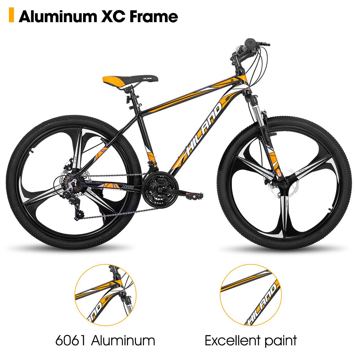 Aluminum XC Frame
HILAND 6061 Aluminum
HILAND Excellent paint