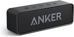 Front. Soundcore - Anker Soundcore Portable Waterproof Bluetooth Speaker - Ideal for Travel, Black - Black.