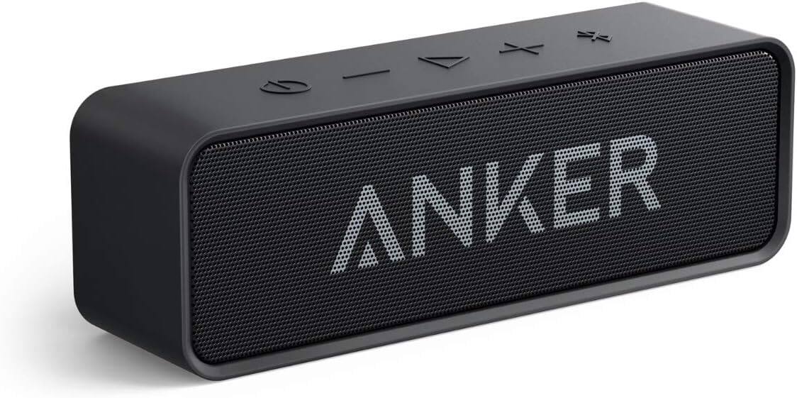 Anker Soundcore Portable Waterproof Bluetooth Speaker - Ideal for Travel - Black