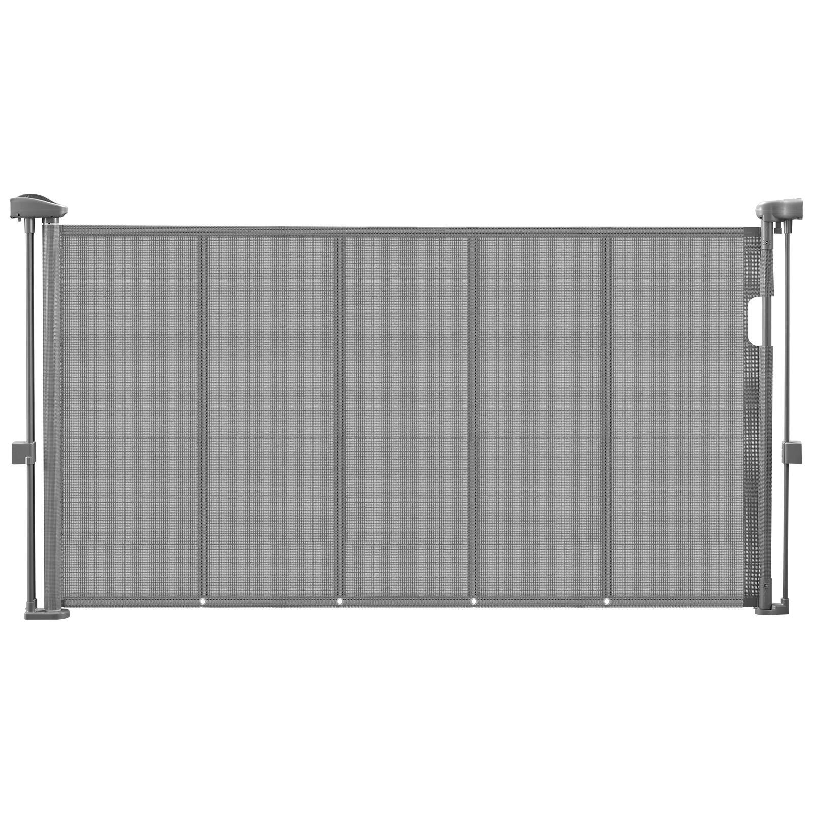 Alt View 5. VEVOR - Retractable Baby Gate, 34 inch Tall, Extends up to 55 inch Wide, Retractable Gate for Kids or Pets, Mesh Material.